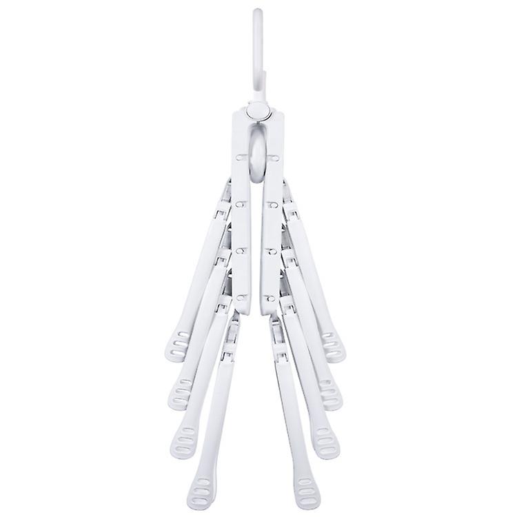 8 in 1 Non-slip Retractable Foldable Dry and Wet Shirt Hanger