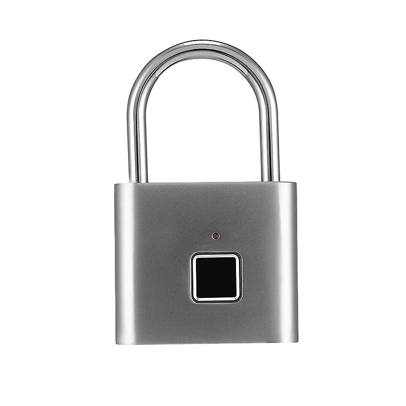 Fingerprint Padlock Waterproof Smart Keyless Security Locker Fingerprint Lock Anti-Theft USB