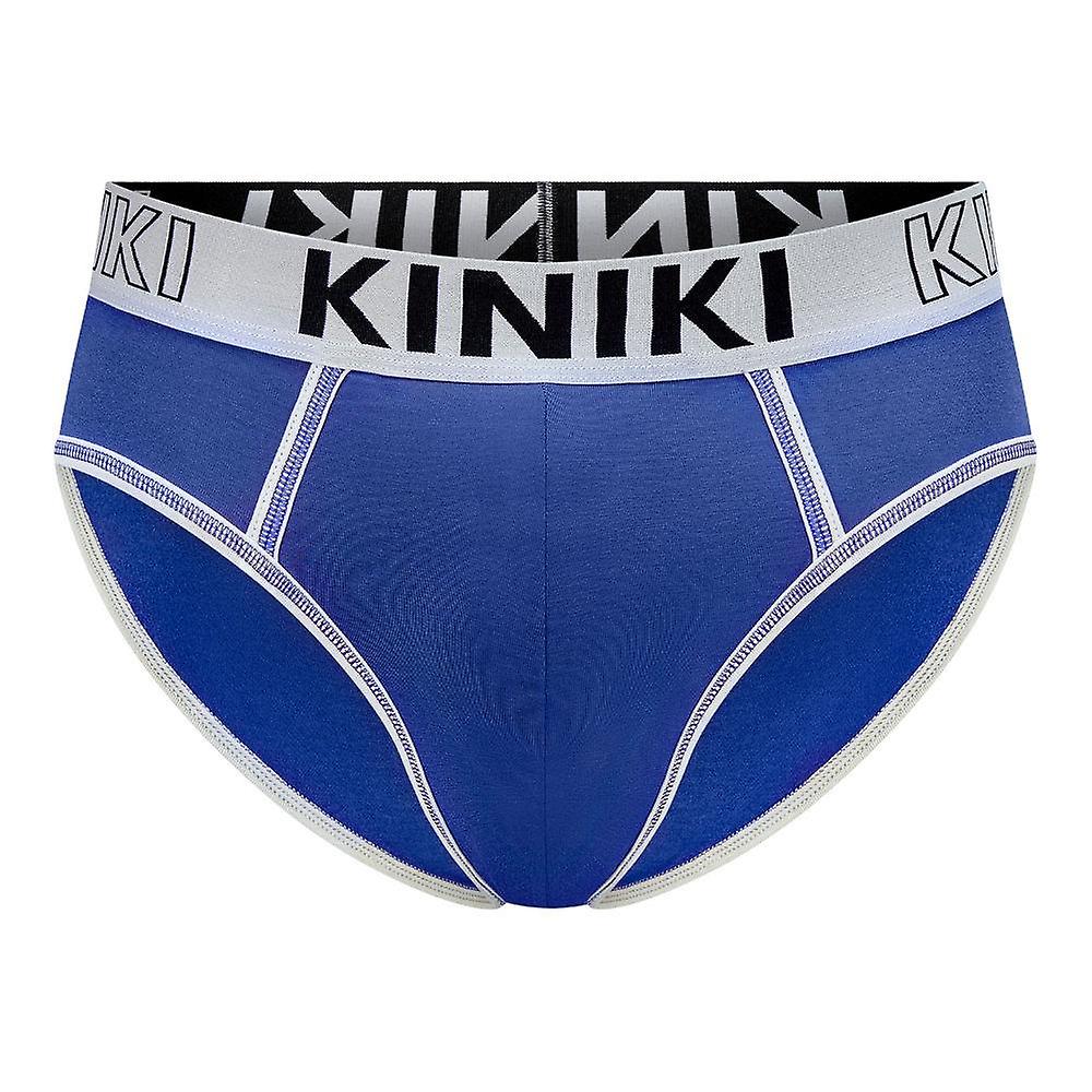 Modal piped brief blue
