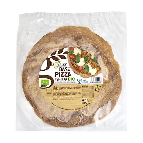 Organic spelled pizza base 3 units of 130g