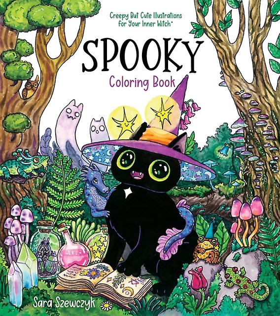 Spooky Coloring Book by Sara Szewczyk Paperback