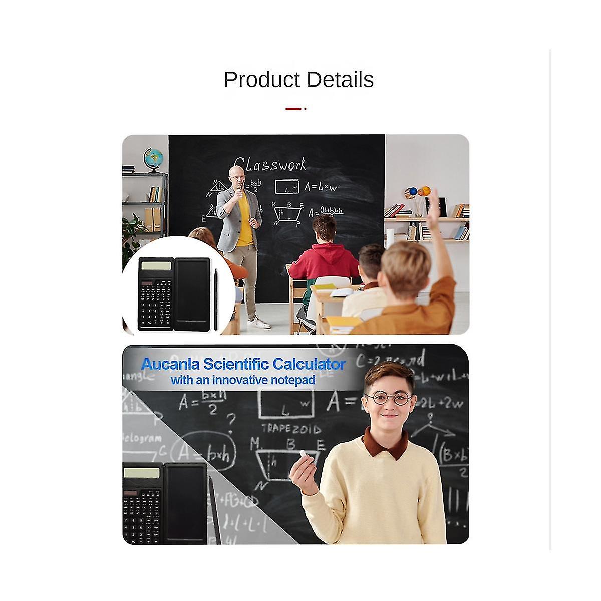 Solar Scientific Calculator With Writing Tablet Functions Engineering Financial Calculator For Scho