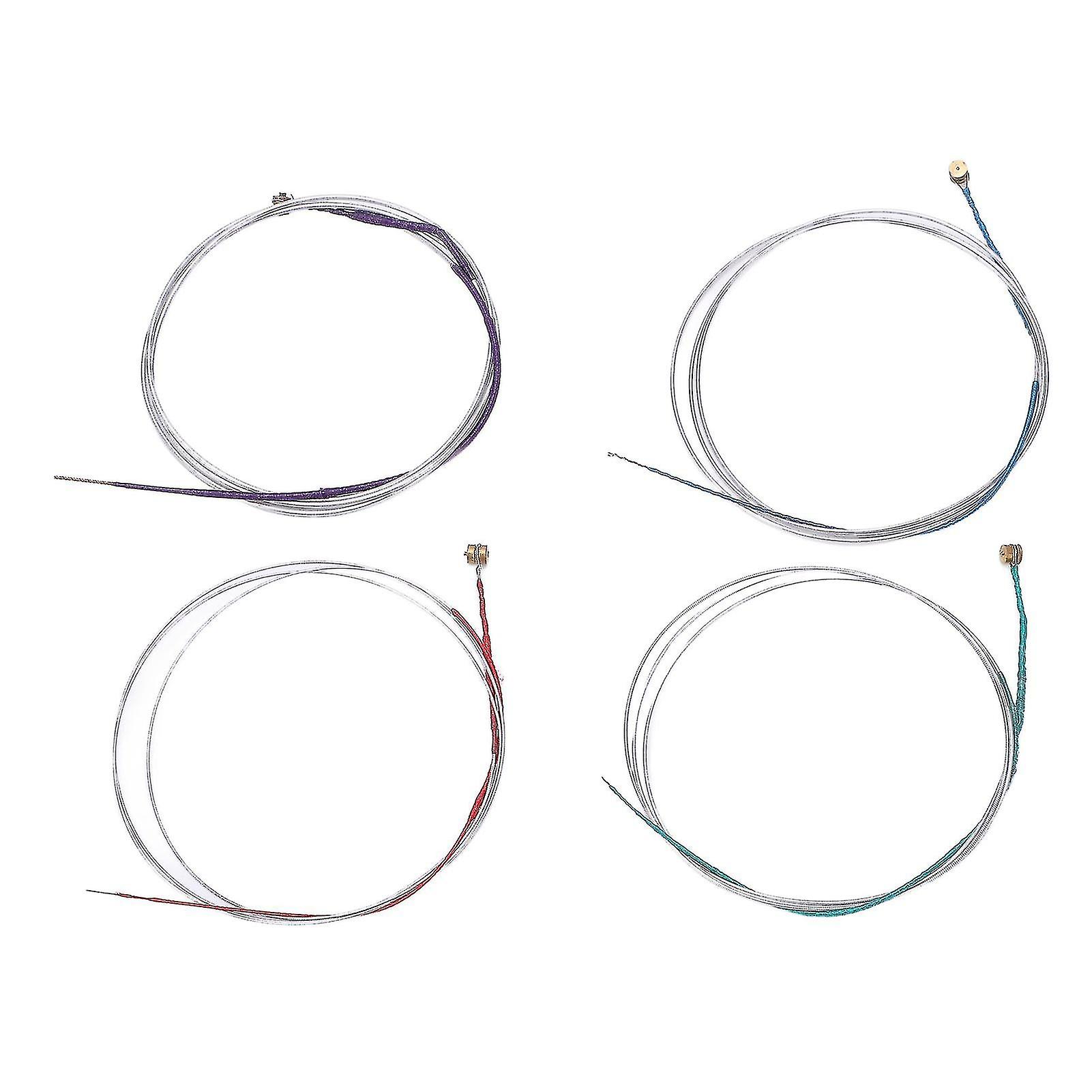 4 Pcs Viola Strings Set Replacement 4/4 Metal Viola Strings Musical Instrument Accessories 
