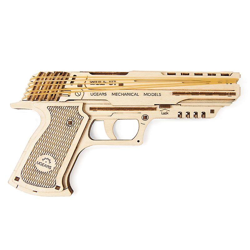 3D Wooden Model - Gun
