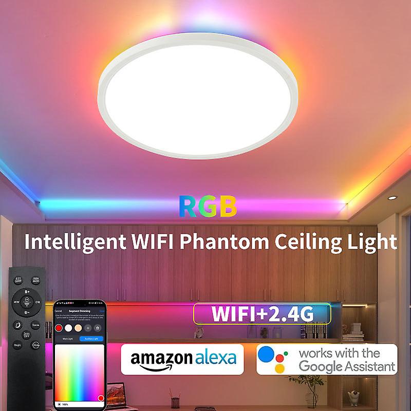 Waterproof LED Ceiling Light for Moisture-Prone Spaces, Neutral White, 29293cm