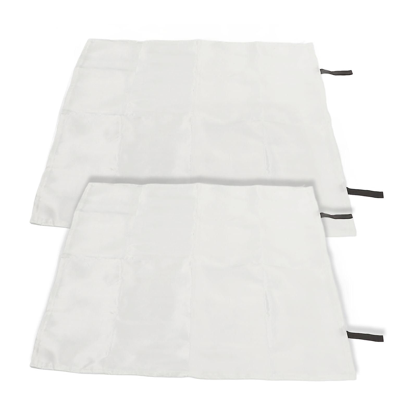 2pcs Emergency Fire Blanket Fiberglass Good Insulation Easy to Use Fire Suppression Blankets for Home Kitchen 2x2m/6.56x6.56ft