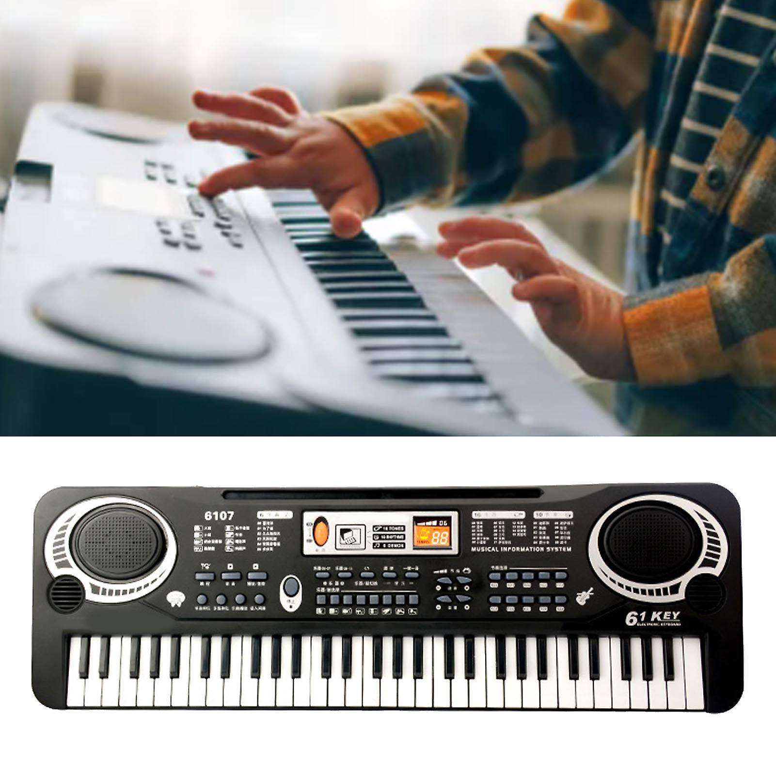 61-Key Multifunctional Electric Digital Piano Keyboard Toy