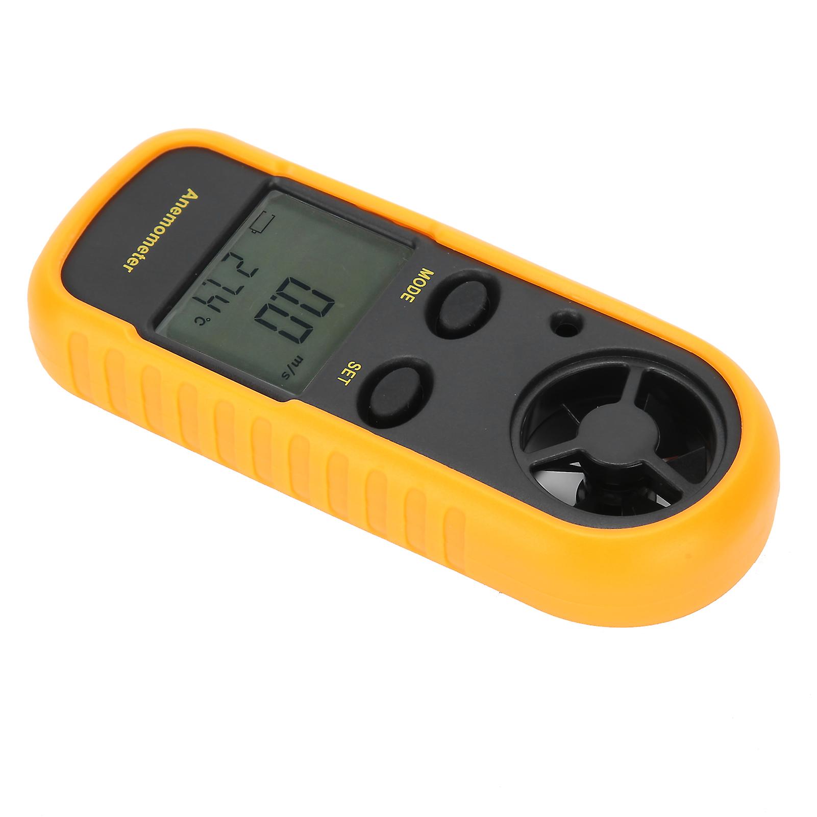 Wind Speed Meter Digital Anemometer Handheld Wind Temperature Measuring Instrument