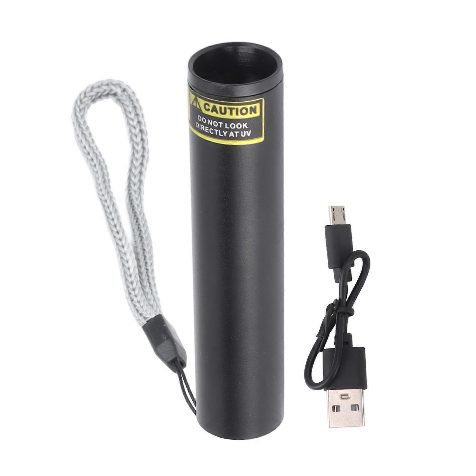 Petite lampe torche UV 3 W 365 nm, rechargeable par USB, détecteur d'urine pour animaux de compagnie, pour chiens et chats, taches sèches