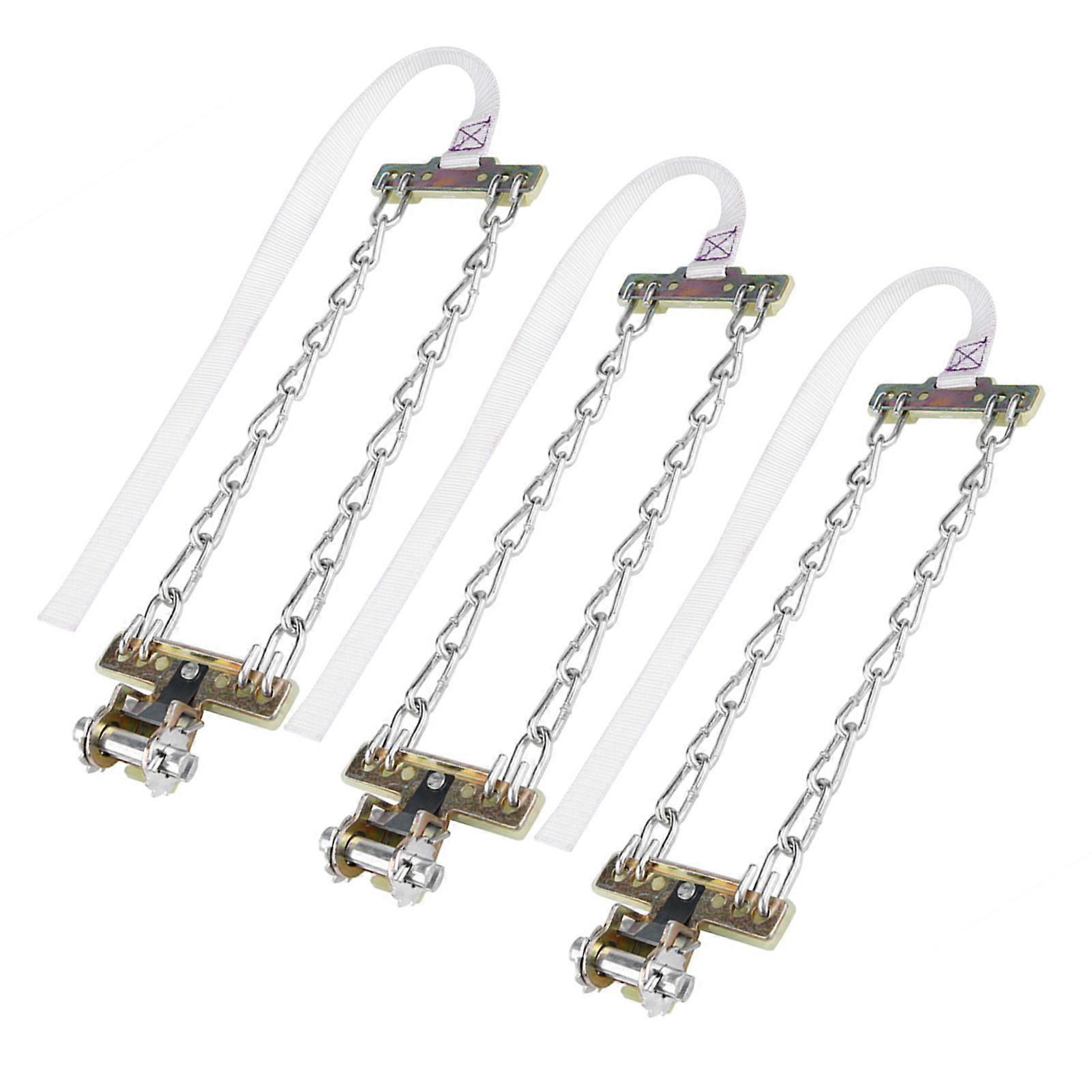 3pcs 165-195mm נגד החלקה בוץ קרח שלג צמיגים שרשרת חורף חגורת צמיגים עבור רכב שטח משאית