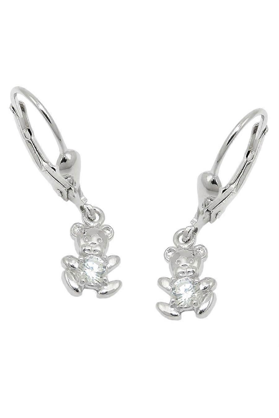 Leverback Earring Little Bear Silver 925 - Gl93601