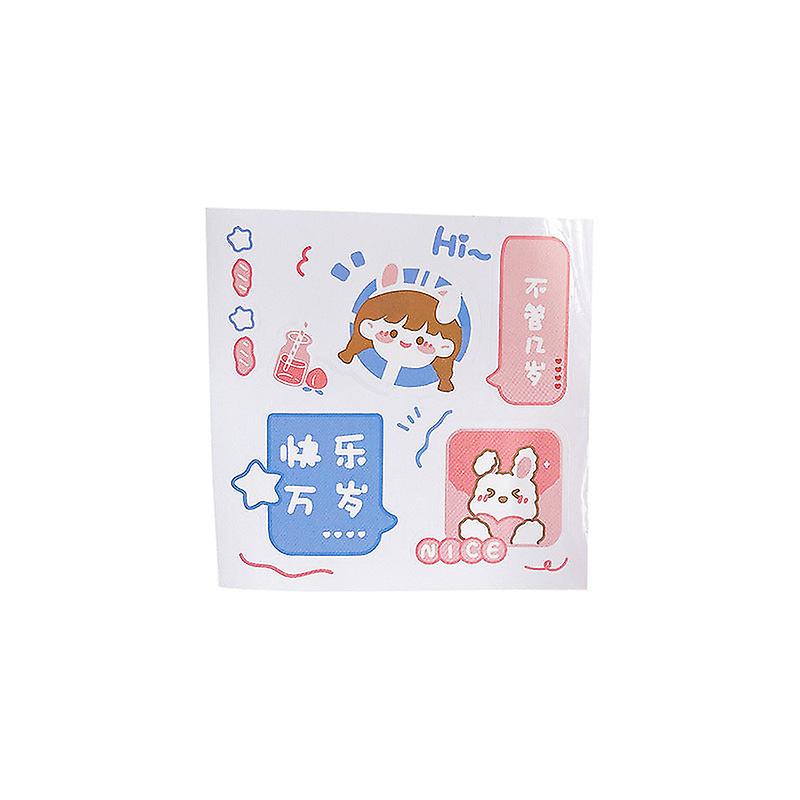 1Pcs Sticker Pack Cute Handbook Journal Diy Material Cartoon