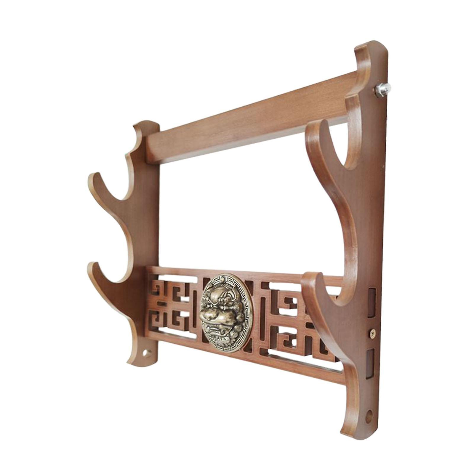 Holder Chinese Flute Rack Decorative Samurai Holder Desktop Stand Display Rack Support for All Sword for Sword Enthusiasts
