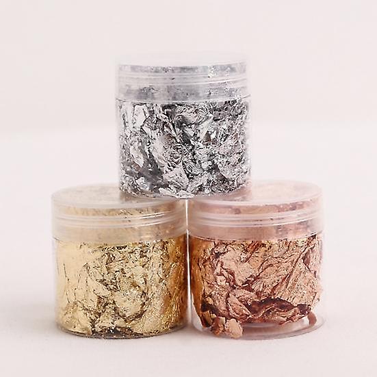 1Bottle Manicure Foil Decal Anti-fade Multifunctional Nice-looking Nail Art Gold Color Foil Paper
