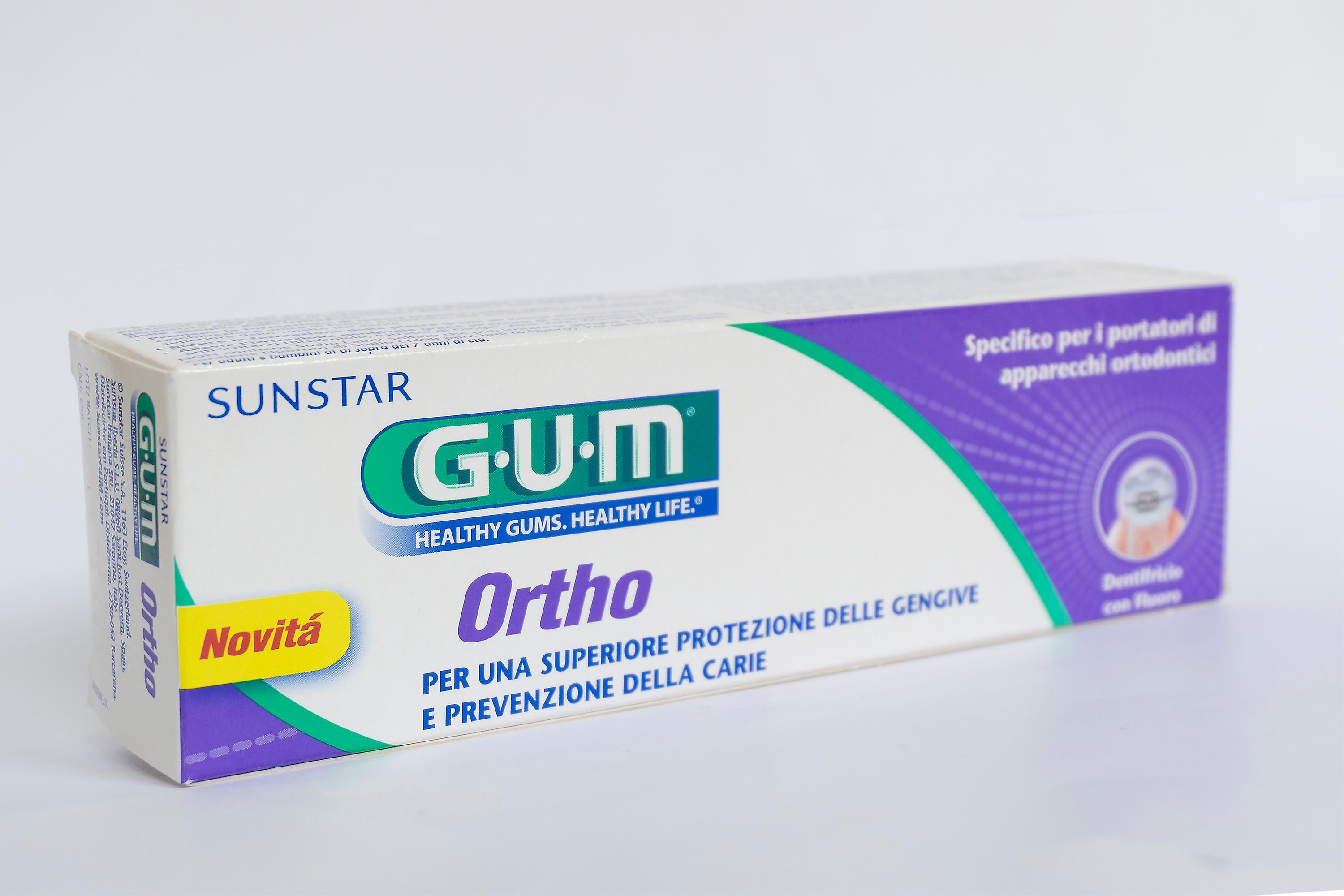 Sunstar Gum Ortho Toothpaste Gel 75 ml Fruugo US