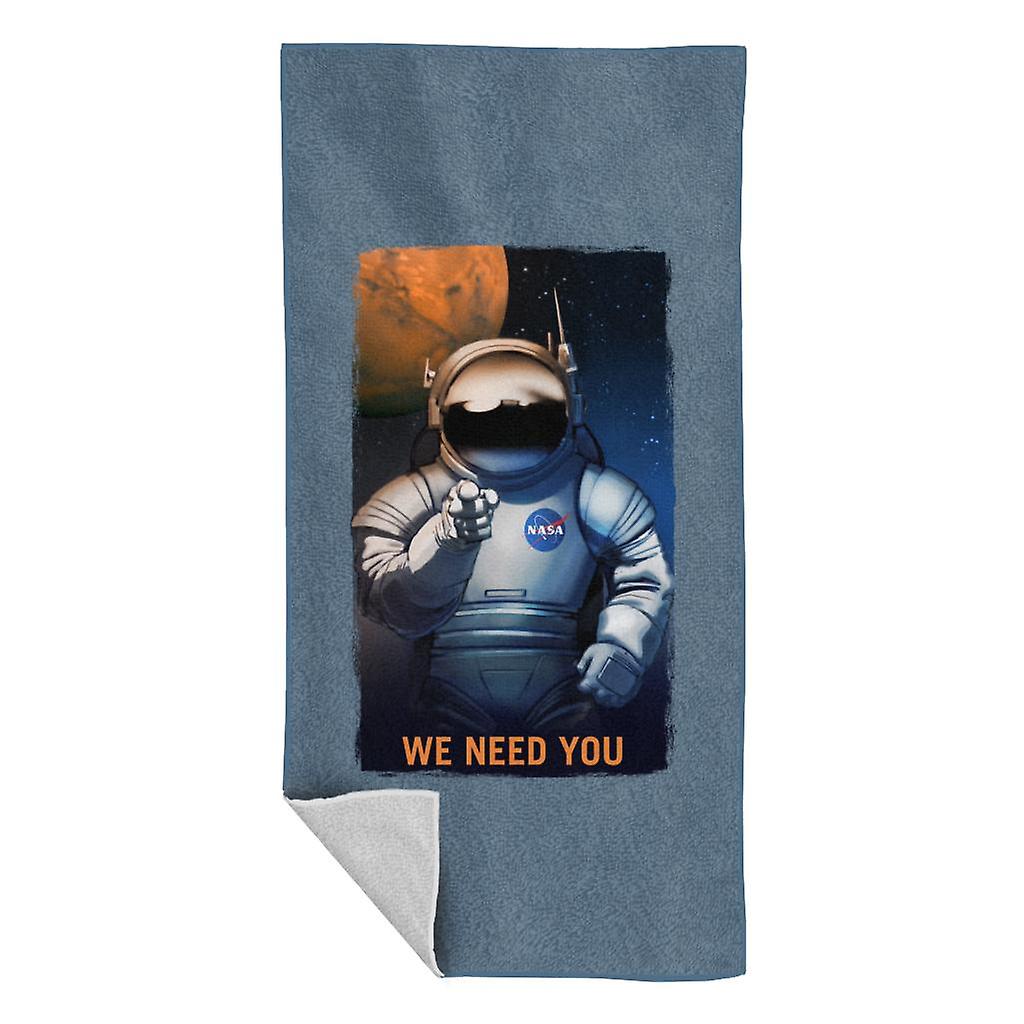 NASA We Need You Beach Towel