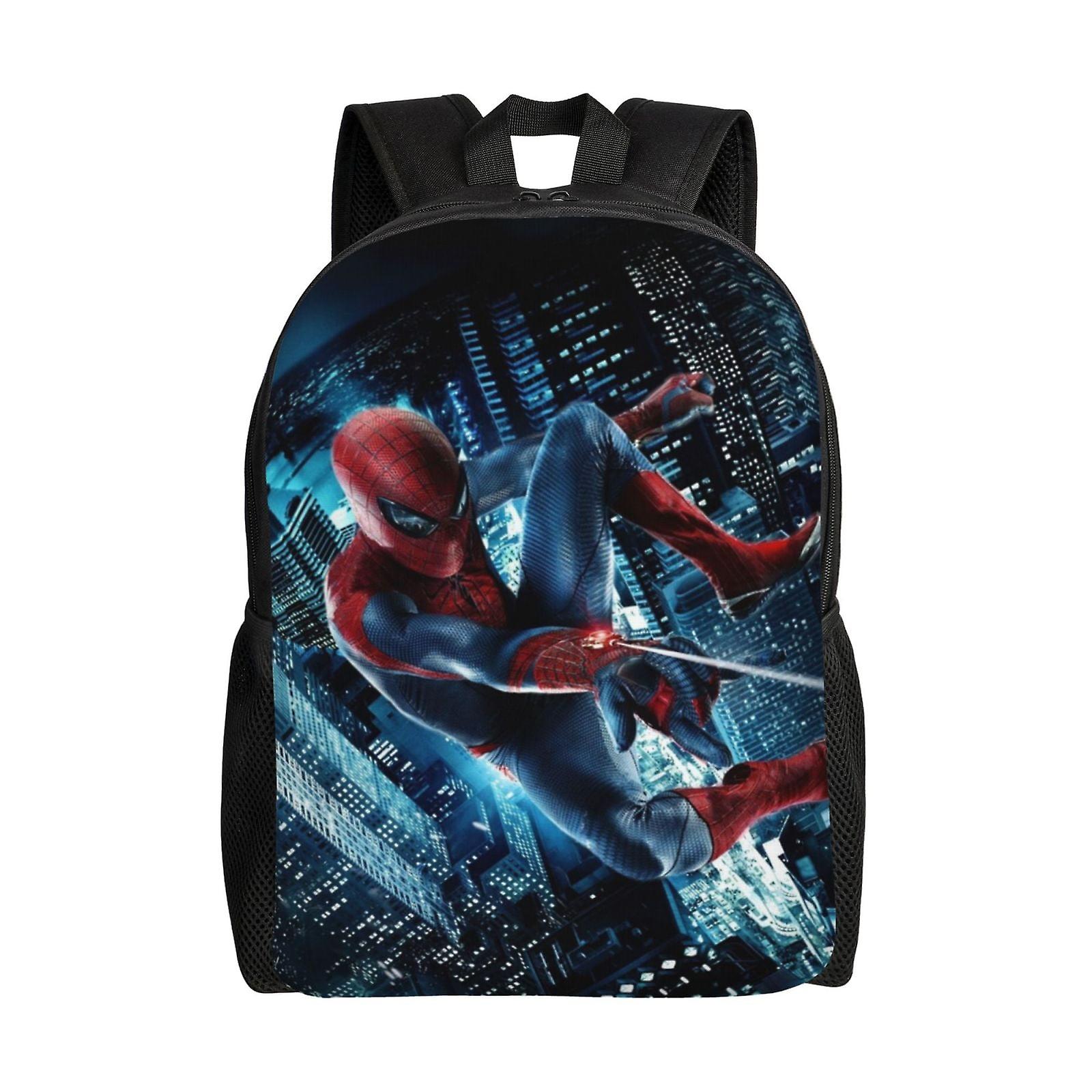 Spider Man Backpack, Travel Laptop Backpack, Water Resistant College School Computer Bag, Durable
