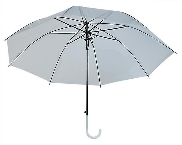 Parapluie blanc transparent