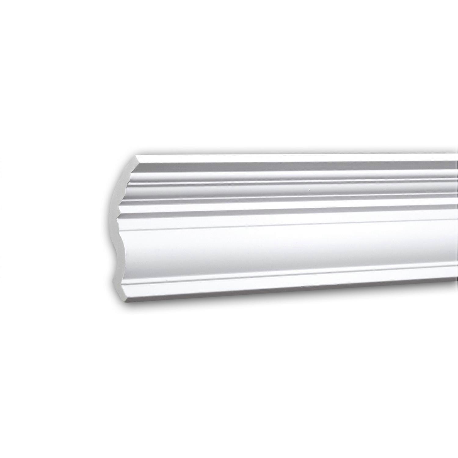 e-Delux GmbH 1 x Corniche 150179F Profhome blanc Polyuréthane prétraité léger, solide, indéformable