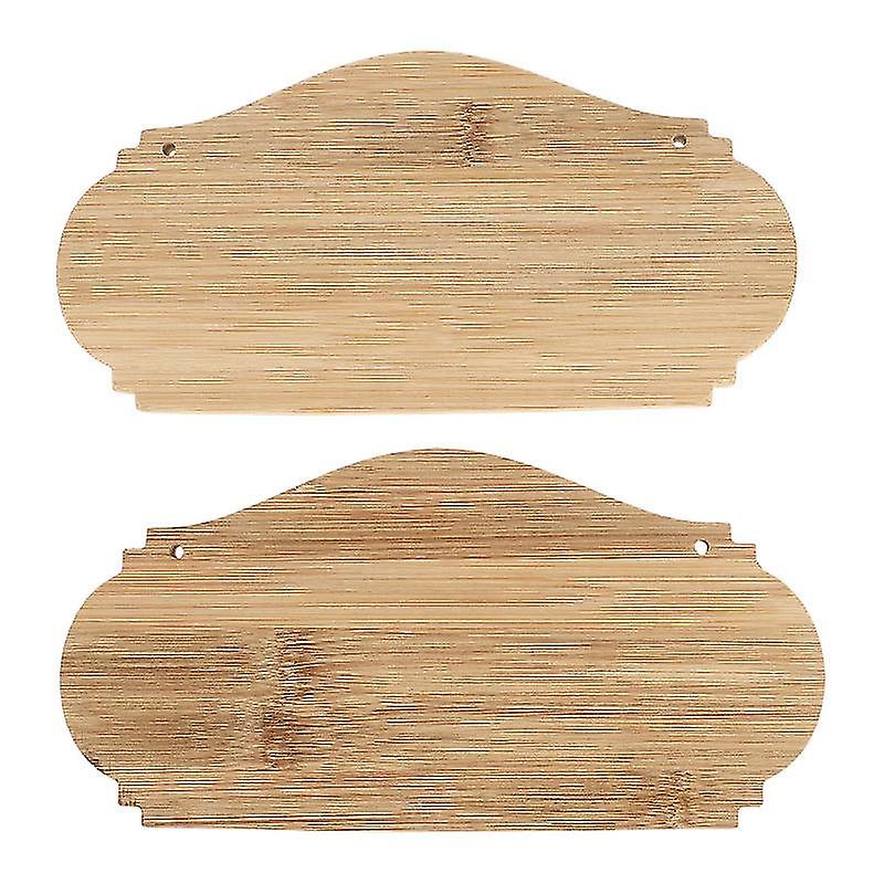2pcs Bamboo Signs