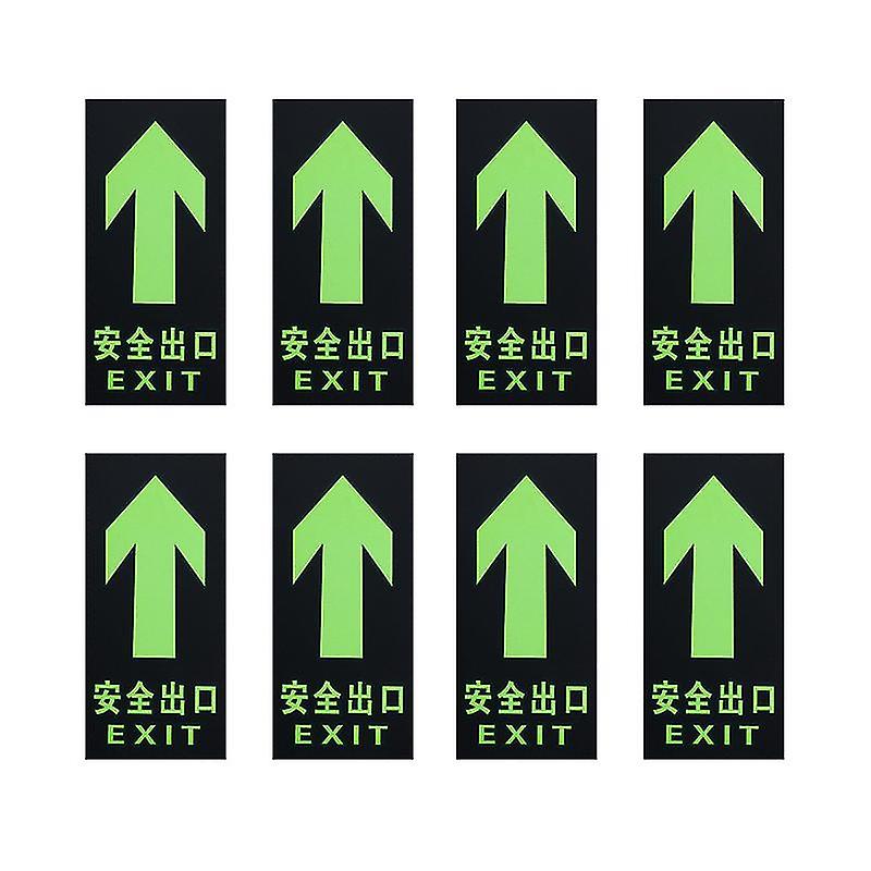 8pcs Exit Wall Sticker