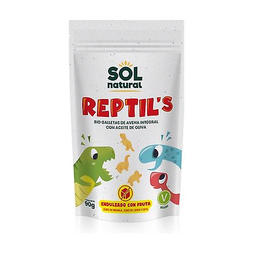 Reptil's sugar-free oatmeal cookies Bio 90 g