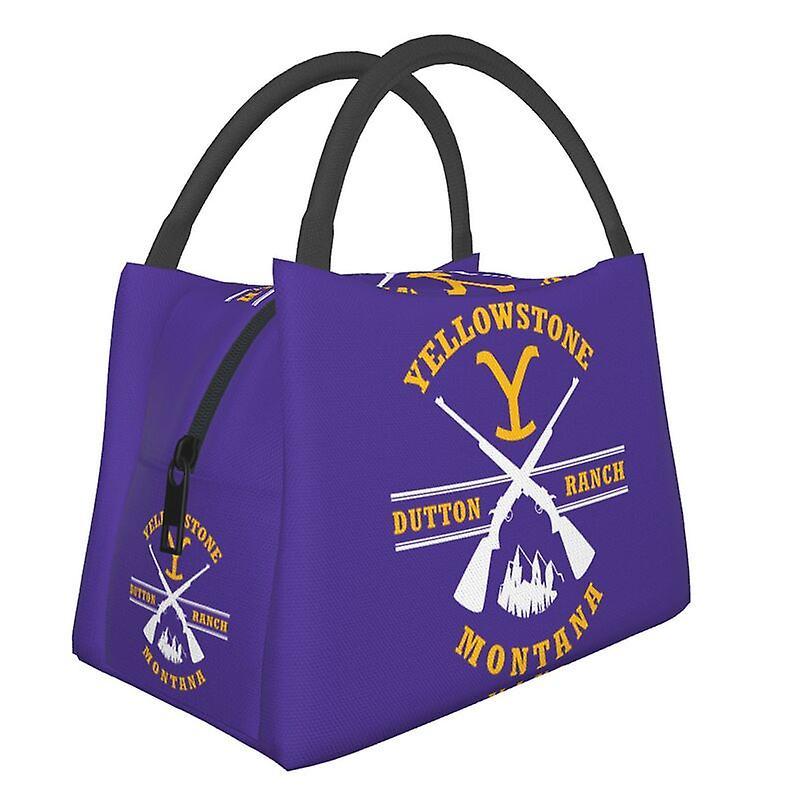 Yellowstone izolate de prânz Tote Bag pentru femei Dutton Ranch portabil termic răcitor alimente Lunch Box de lucru de călătorie