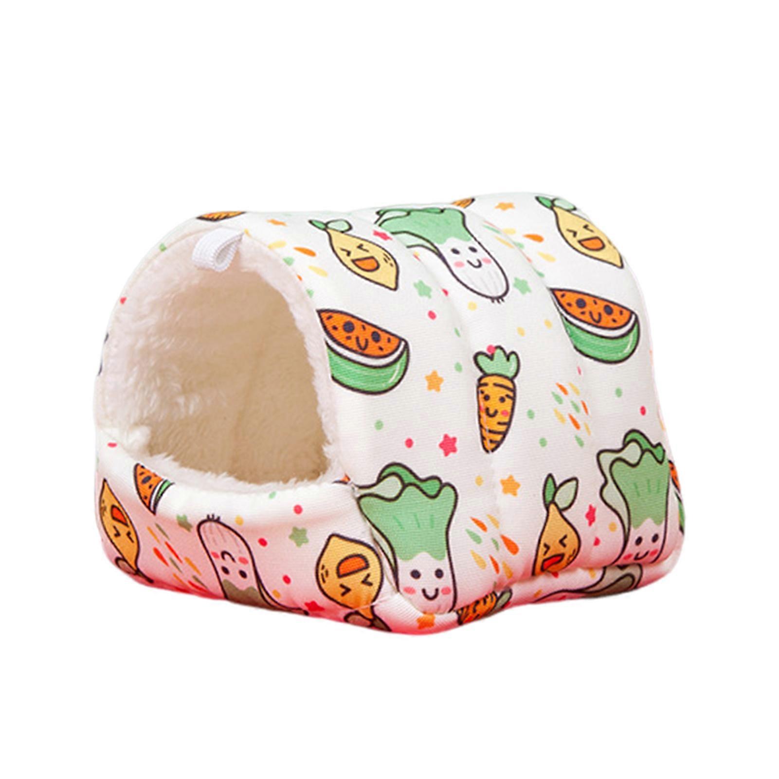 Hamster Nest Semi-enclosed Design Large Space Cozy Winter Warmth Cute Mini Cage Rabbit Squirrel Hamster Nest