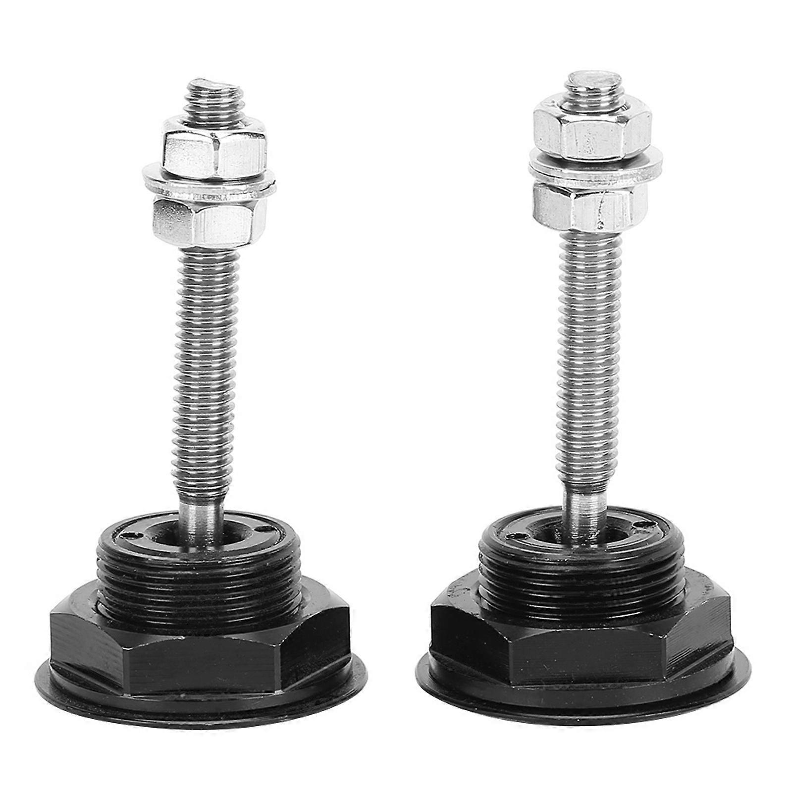 2pcs Universal Hood Pin Bonnet Lock Quick Release Push Button Bumper Clip Latches32mm/1.3in