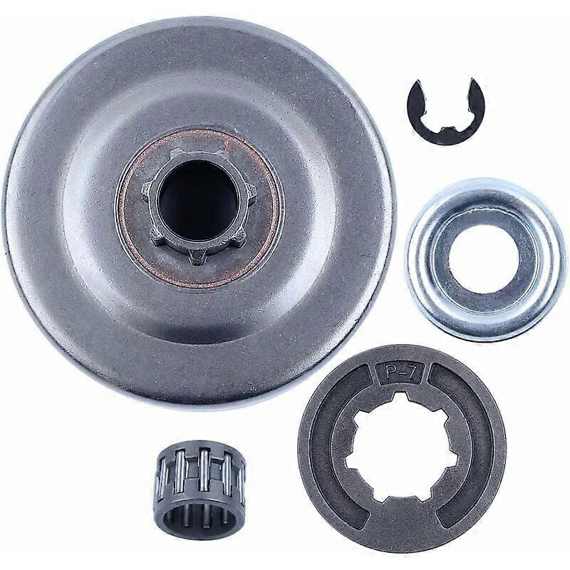 Tambour d'embrayage P7Jante de pignon pour STIHL MS170 MS180 MS250 MS251 017 018 021 02 Trononneuse Remplacement Pices avec Roulement Aiguilles Ronde