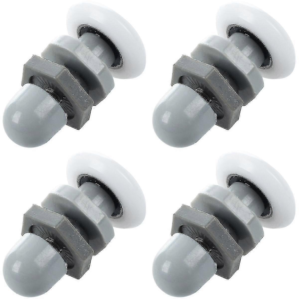 4x erstatning dusjdør rullehjul runner diameter 25mm