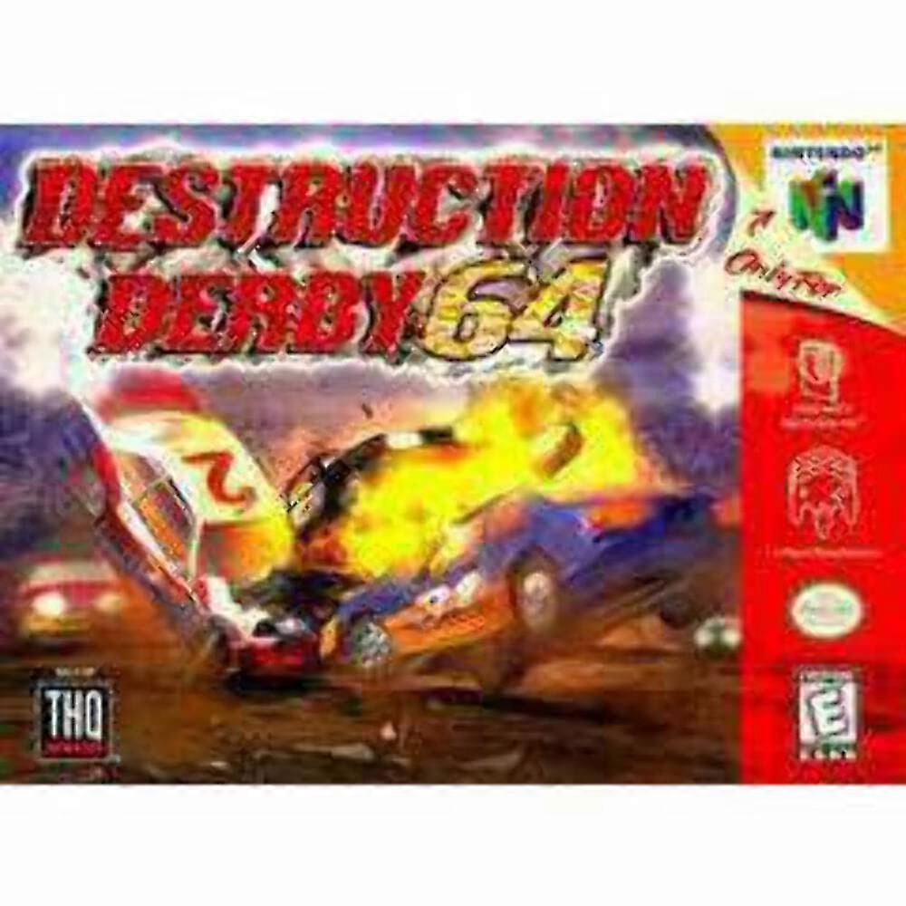 Destruction Derby 64 -peli - PC CD - Uusi ja sinetöity