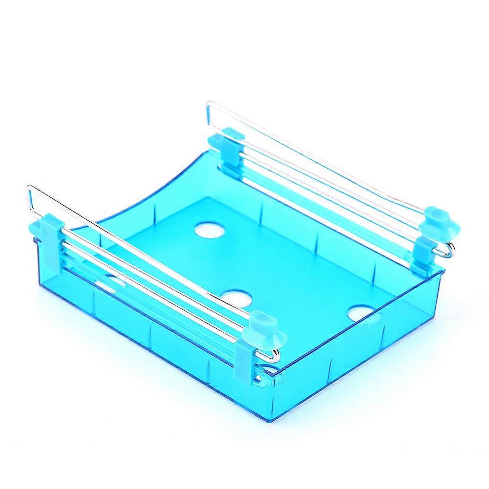 Plastic Refrigerator Storage Rack Fridge Freezer Shelf Holder Pull-out Drawer Organiser