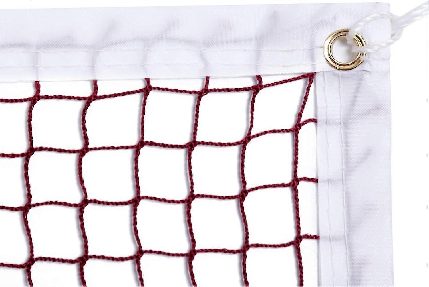 Badminton Net for Indoor and Outdoor Use - Nylon - 610 x 76 cm - Red