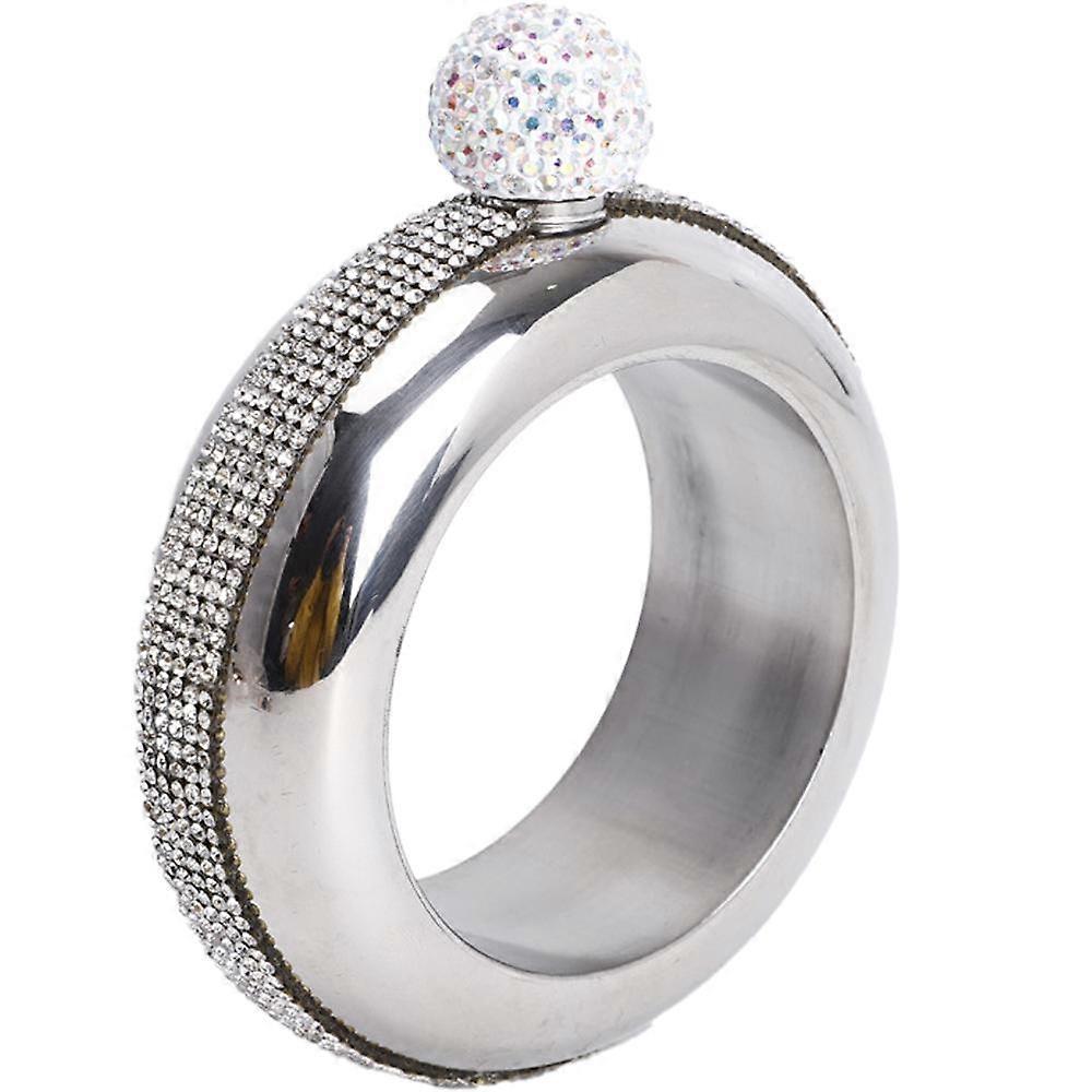 Diamond-Encrustedcolor Bracelet Flask Bangle Flasks Creative Stainless Steel And Hip Flask