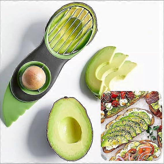 3-n-1 Avocado Slicer, Avocado Cutter Tool, Avocado Slicer Seed Remover, Multifunctional Avocado Peeler, Fruit Slicer
