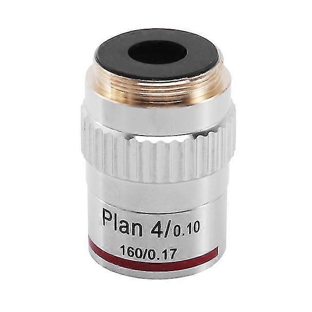 Microscope plan achromatic objective lens 4x biological metallurgical microscope objectives