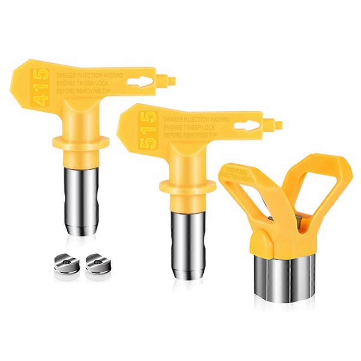Airless Paint Nozzles Set, Spray Tips Airless Paint Sprayer Nozzle Tips Airless Sprayer Spraying Pa