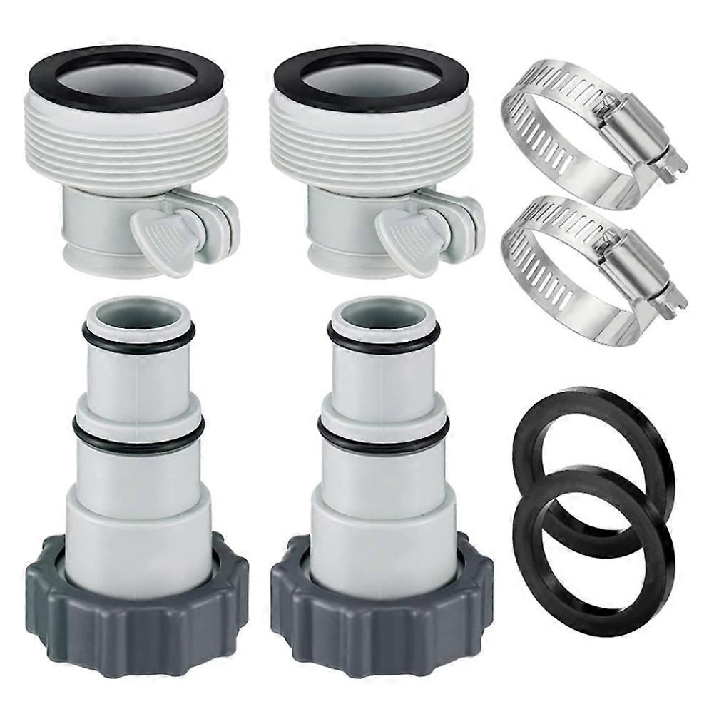 Pool Hose Adapter Replacement Threaded Swimming Pool Plunger Converter Clamp On Fittings Connection Upgrade Filter Pump Parts