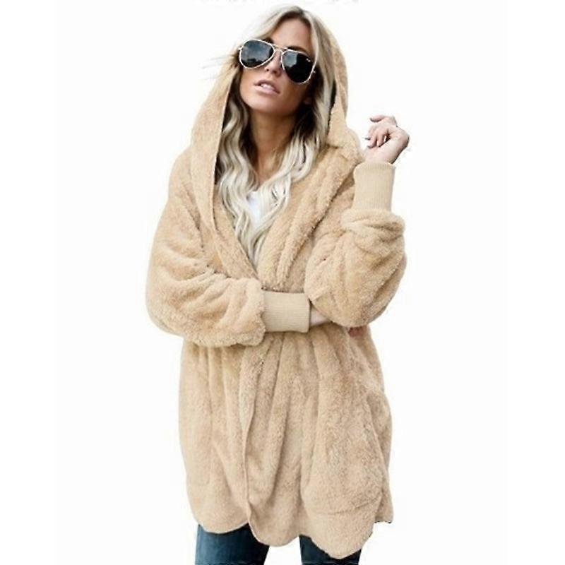 Womens Winter Long Sleeve Hooded Jacket Coats Outerwear