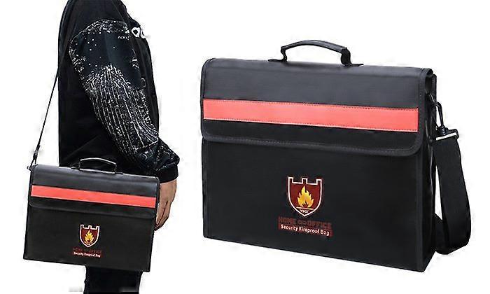 Home or Office Security Fireproof Document Shoulder Bag