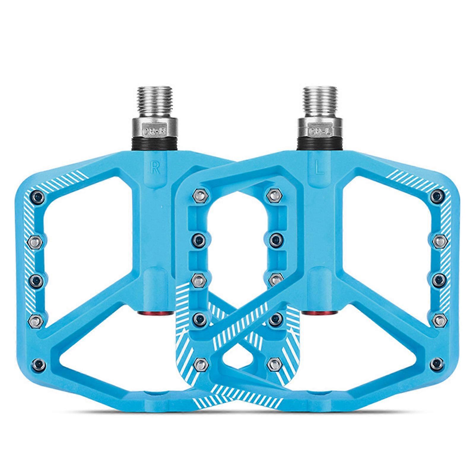 Road Bike Nylon Locking Pedals High Stability Performance Locking Pedal 14MM Shaft Bicycle Lock Pedals