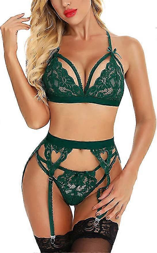 Encaje Mujer Liga Linrie Set