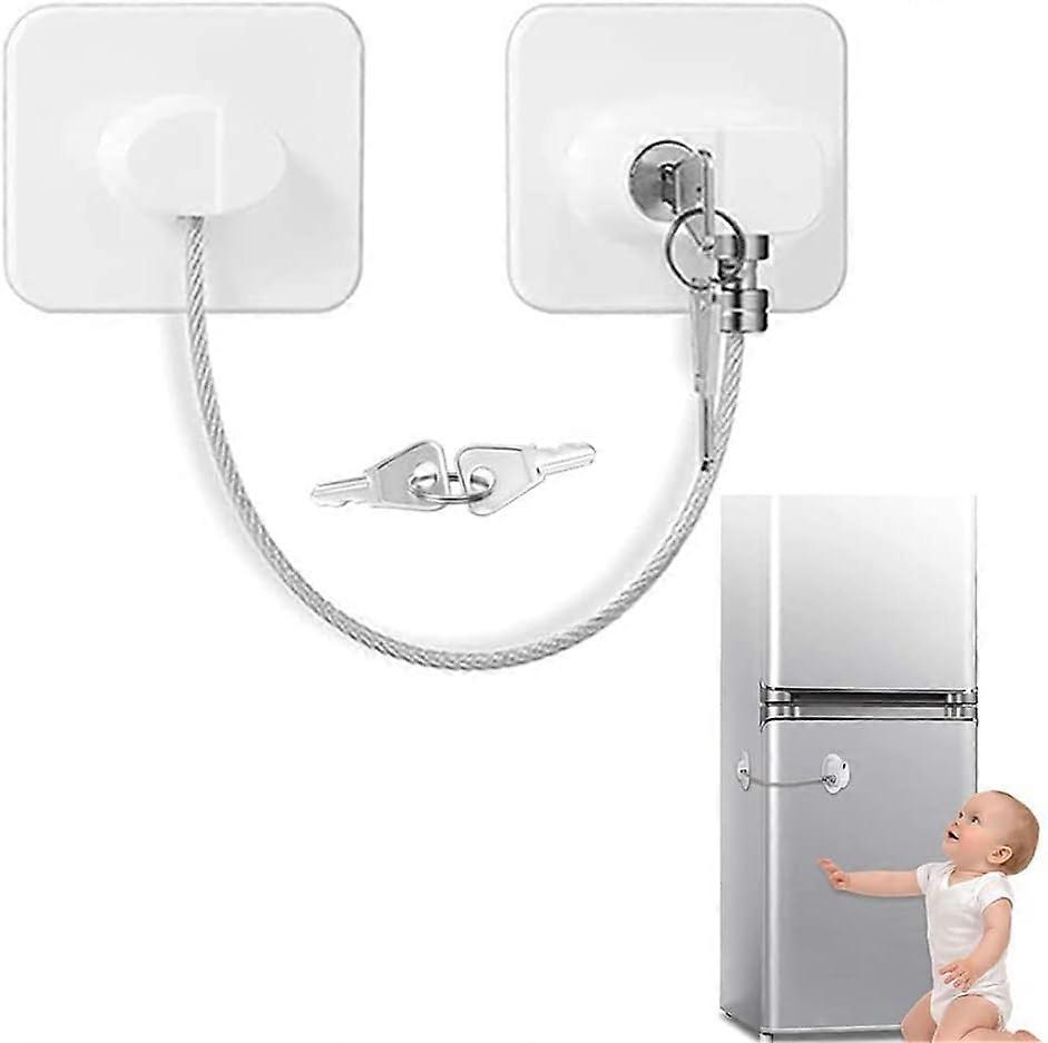 Child Fridge Lock Child Safety Lock PVC Refrigerator Window Reinforcement,2024 Ping