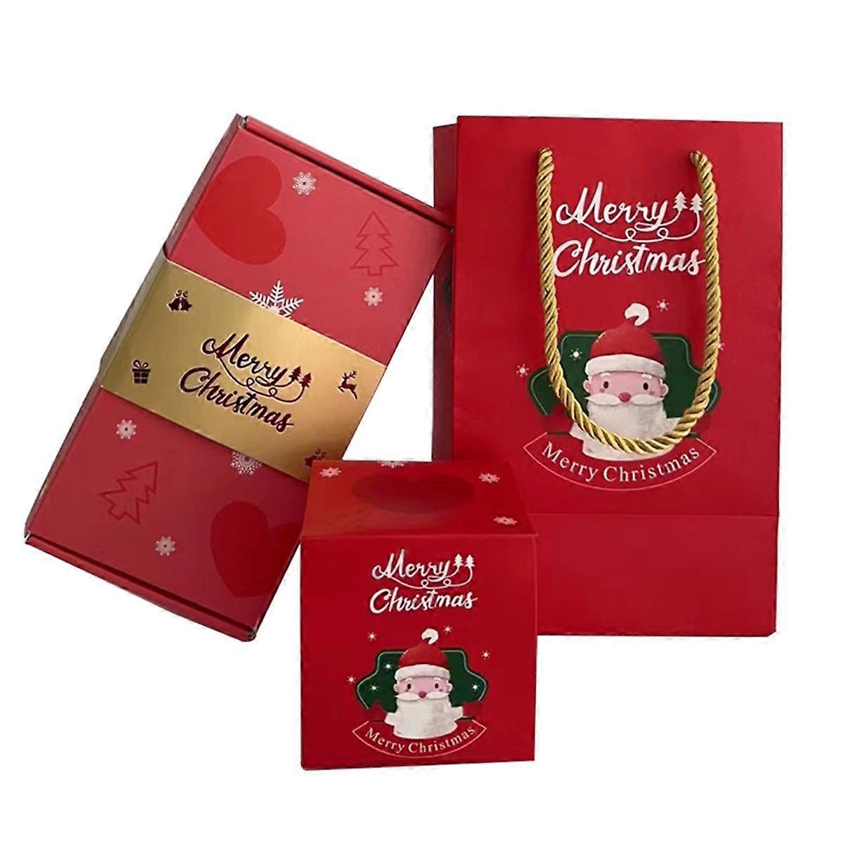 Red Surprise Gift Box Merry Christmas Surprise Gift Boxes for Money and Birthday -Up Gift Box (18 B
