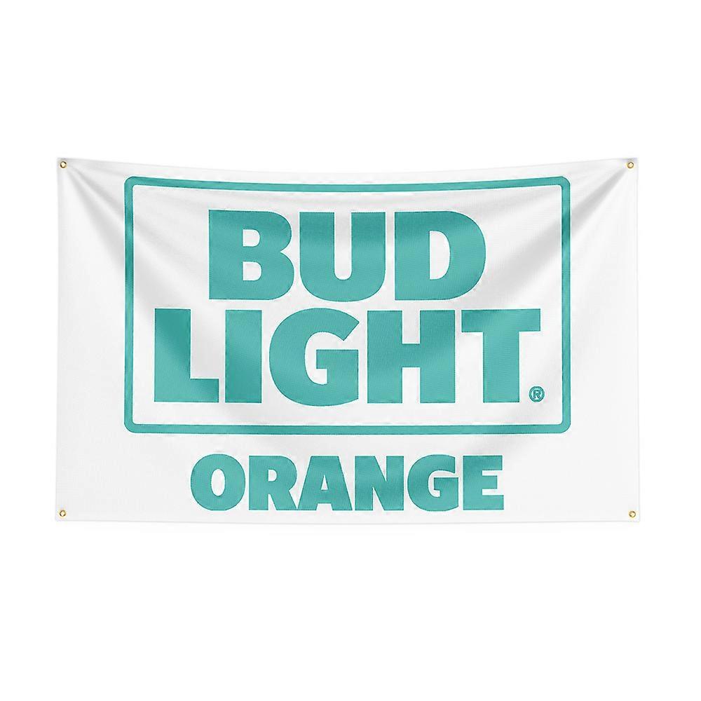 90x150cm Bud Lights Flag Polyester Printed Alcohol Banner For Decor