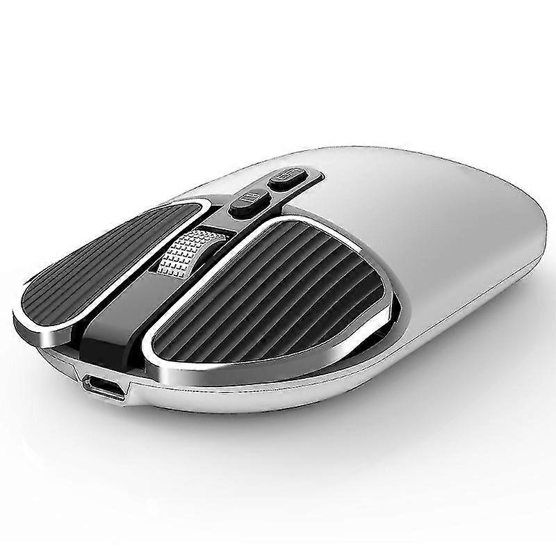 2.4g M203 Usb Mute Mouse Ergonomics Optical Mouse Metal Roller Mouse 1600dpi Adjustable Wireless Charging Mouse