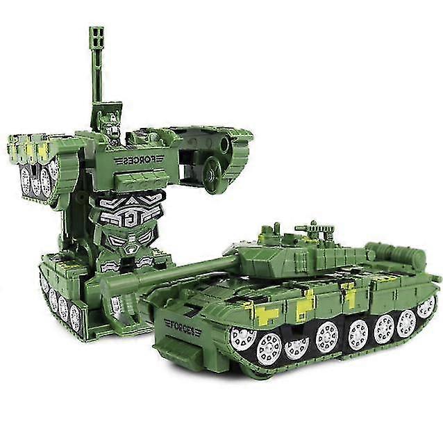 Transformerbar robotbil barn tankbil leksaker barnpresenter