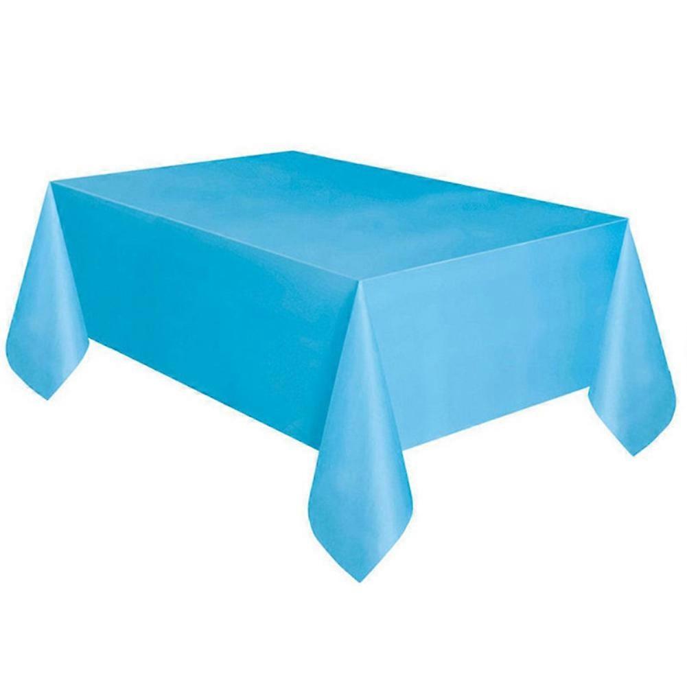 Solid Color Rectangle Dining Table Cover Cloth Birthday Party Tablecloth Decor