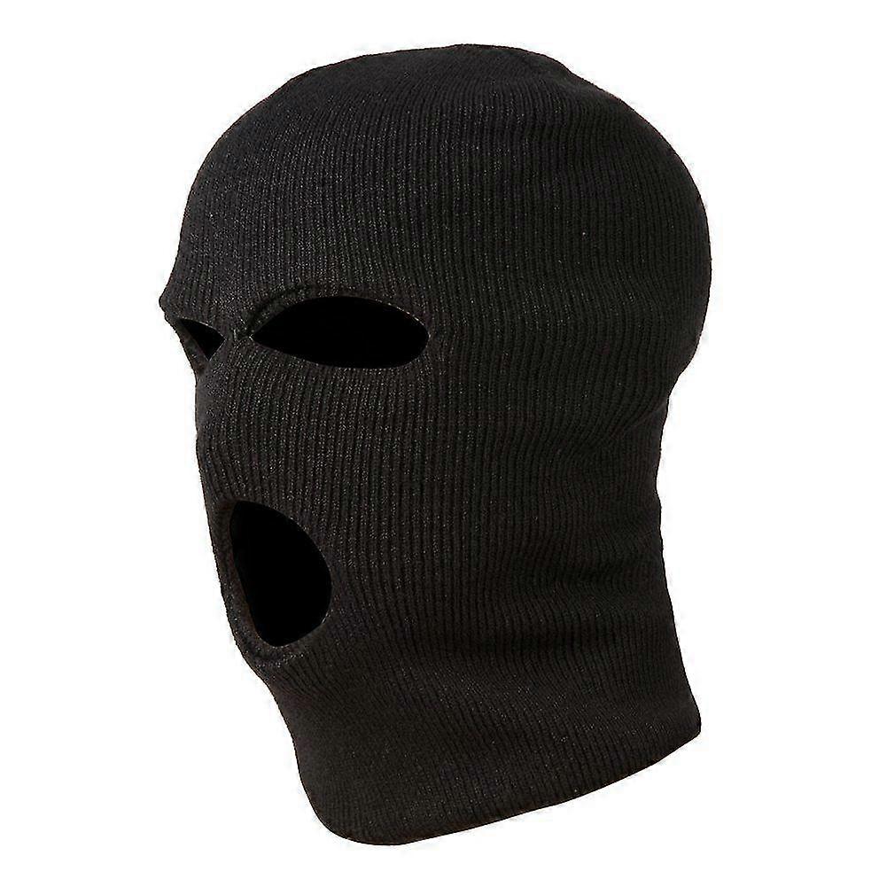 3 trous Police Masque / Capuche Couleur Noir Police - Swat - Gign - Raid - Forces spéciales - - - Ski - Sno